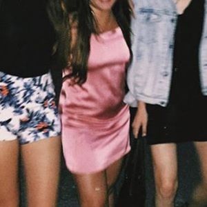 Cotton candy LA slip dress